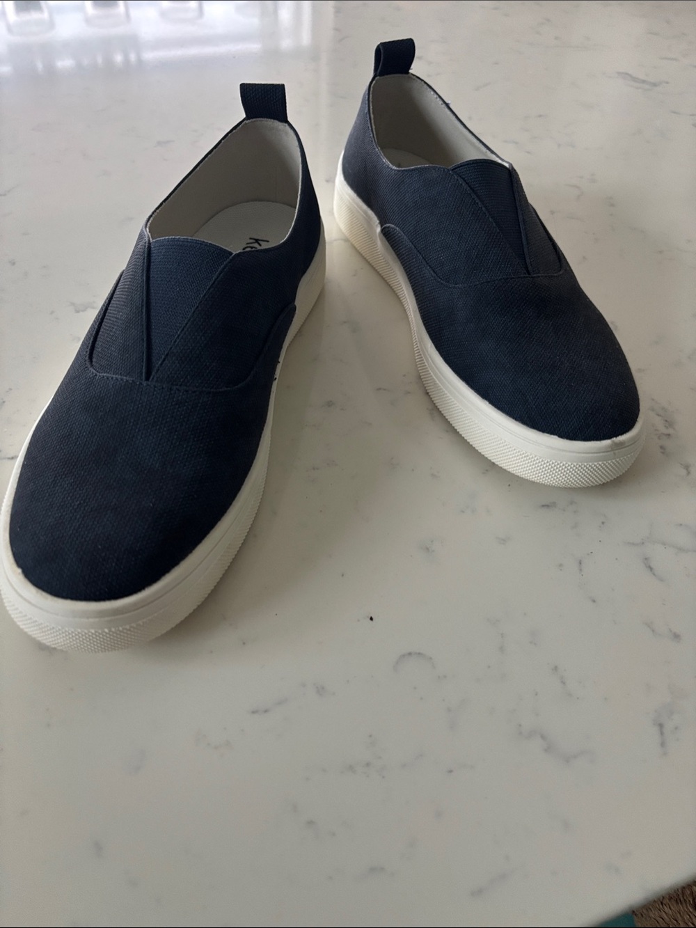 Kensie women’s slip on canvas loafers